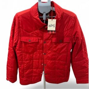 Woolrich x Target Adult Western Jacket Red Quilted Jacket